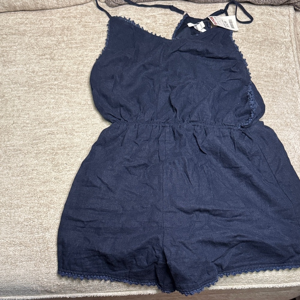 Women’s summer romper. Navy blue size M